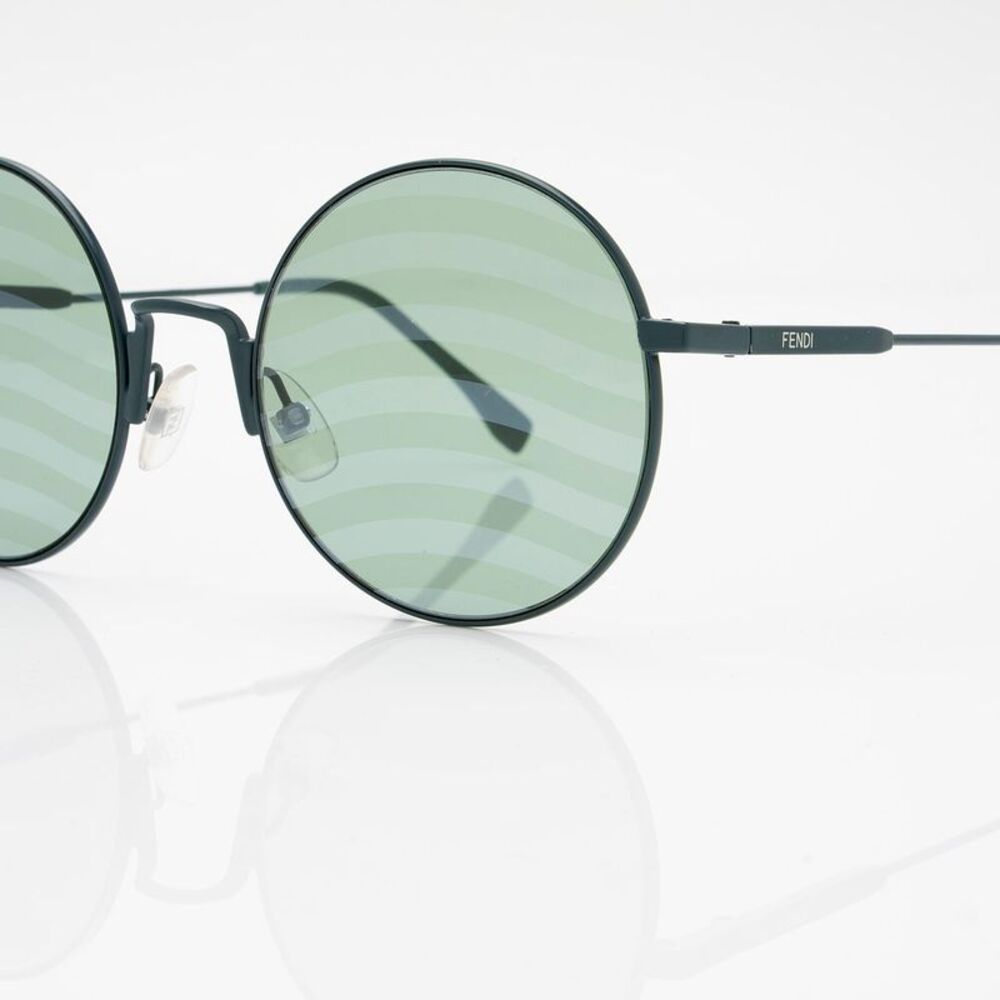Fendi Striped Round Sunglasses - Picture 5 of 5
